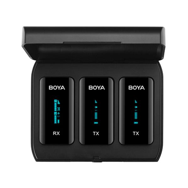 Boya BY-XM6-K2 2.4GHz Ultracompact Wireless Rechargeable Microphone