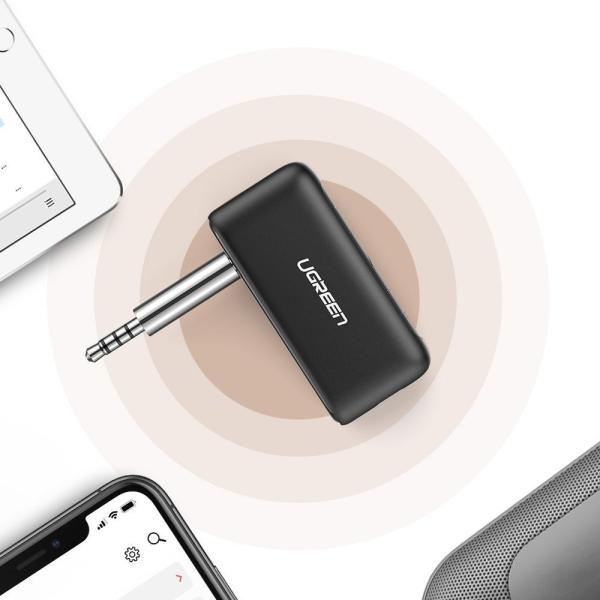 Ugreen CM276 (70303) 3.5mm Bluetooth 5.0 Black Audio Adapter image 2
