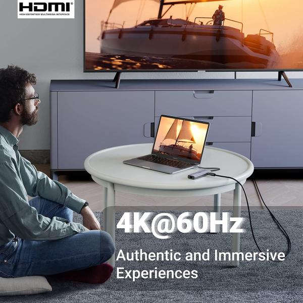 UGREEN CM512 (90568) USB-C 7-in-1 Multifunction Adapter with 4K HDMI & Ethernet image 3