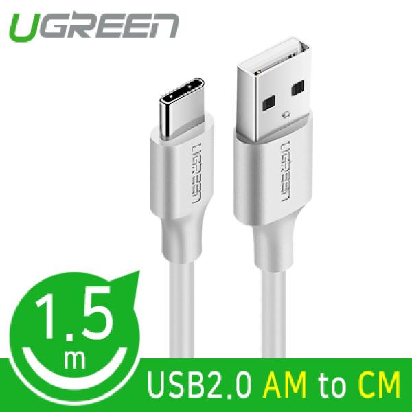 Ugreen US287 (60122) USB Type-C Charging Cable 1.5M White image 2