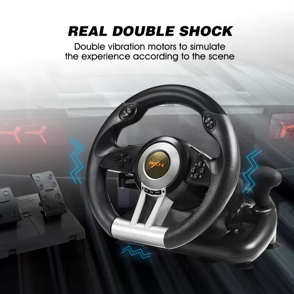 PXN V3II/V3 Pro Racing Game Steering Wheel image 5