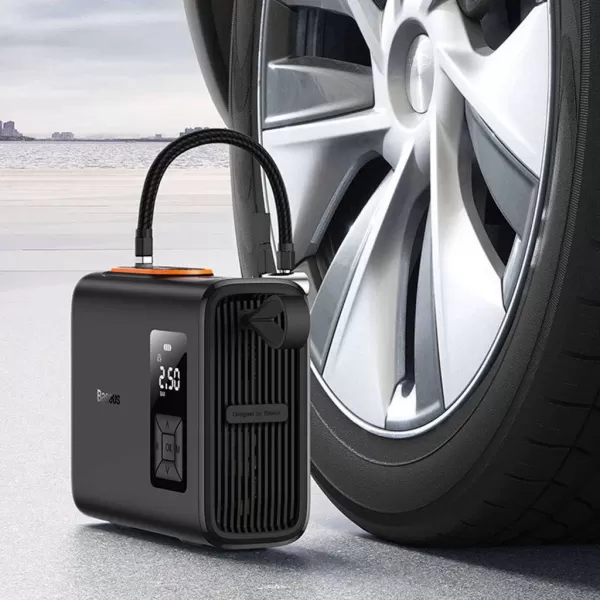 Baseus Inflator Mega Energy Pump Series Dual Cylinder Wireless Tire Pumper Inflator CRNL060001 image 4