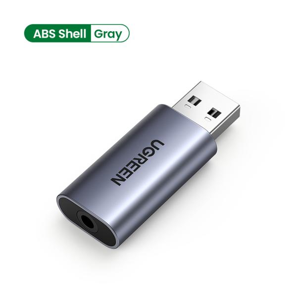 Ugreen USB to Audio Jack USB External Sound Card 3.5mm Audio Adapter